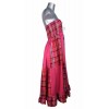 Robe créole bustier corsage bas damier madras rose Melle Boutique