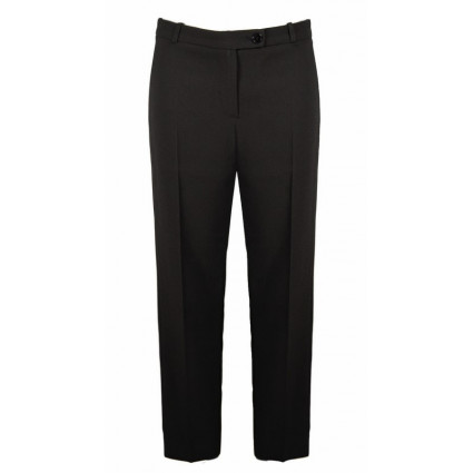 Pantalon tailleur classique à pinces noir Hippocampe Melle Boutique