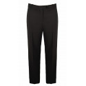 Pantalon tailleur classique à pinces noir Hippocampe Melle Boutique