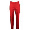 Pantalon tailleur classique à pinces rouge Hippocampe Melle Boutique