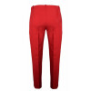 Pantalon tailleur classique à pinces rouge Hippocampe Melle Boutique