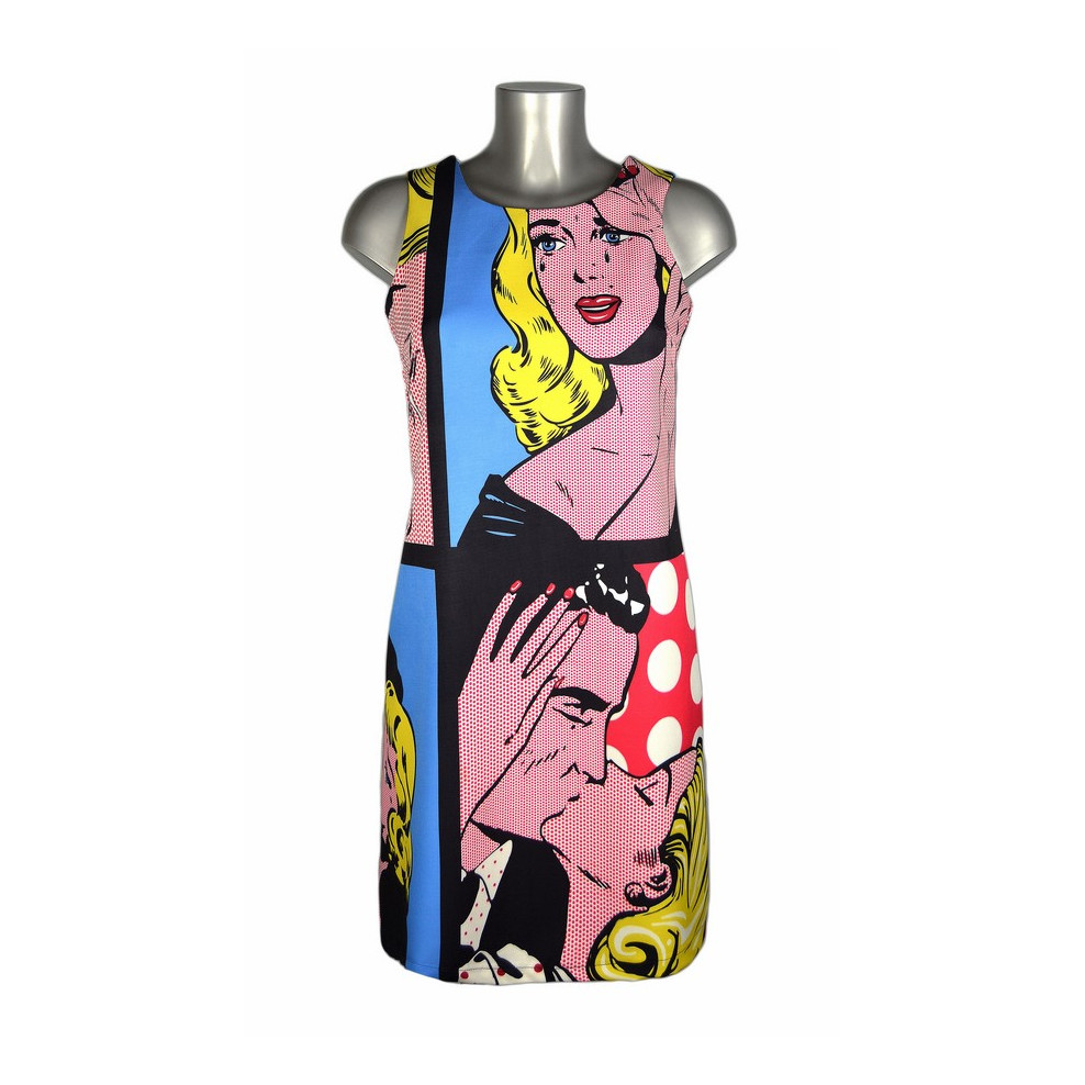 Pop Melle Amoureux Hippocampe Motif Art Boutique Robe Trapèze Baiser qGUzMVSp
