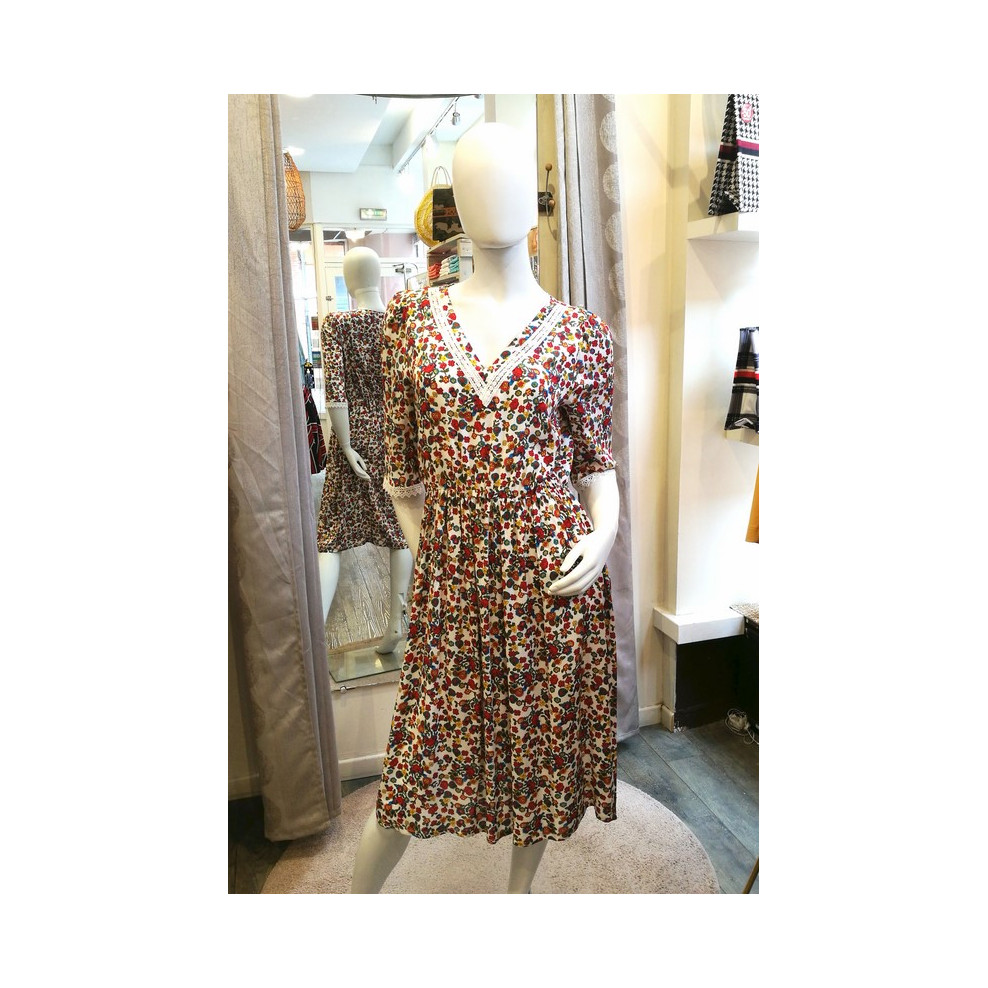 robe blanche champetre