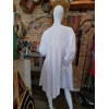 Robe ample en coton blanc