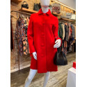 Manteau esprit feutrine rouge Hippocampe