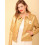 Veste ciré doré style 60's Hippocampe