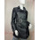 Trench-Coat Noir Classique en Cuir GOA