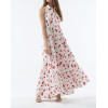 Robe longue imprimée cerises dos nu GOA - LUCIANDA