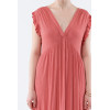 GILLE – Robe longue rose sans manches- GOA