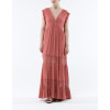 GILLE – Robe longue rose sans manches- GOA