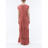GILLE – Robe longue rose sans manches- GOA
