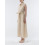Easy Ivory– Robe chemisier sans manches à rayures scintillantes