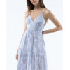 Betsy – Robe longue en coton jacquard à dos nu