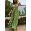 CHRISTAL SHORT – Robe longue en viscose à détails brodés GOA