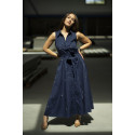 Joris - Robe chemisier, brodée de bijoux.