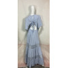 PRISKA – Robe longue Fluide col V