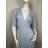 PRISKA – Robe longue Fluide col V