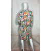 Louisa – Robe mi-longue à motifs fleuris colorés