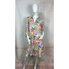 Louisa – Robe mi-longue à motifs fleuris colorés