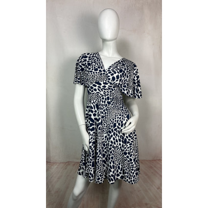 Robe FABIO Imprimé animal stylisé – Fifille de Paris