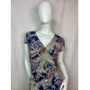 Robe manches courtes imprimée cachemire