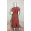 Robe Neva - robe rose fluide sans manches