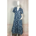 Robe longue à imprimé abstrait – GOA ELIA