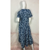 Robe longue à imprimé abstrait – GOA ELIA