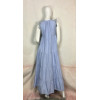 Robe Longue bleu à strass – MATCHA