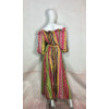 Robe Longue Bohème Multicolore – Esprit Ethnique Chic - fifilles de Paris
