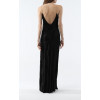 Robe Irina Long – Élégance en Jacquard & Détails Bijoux