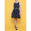 Robe rétro à pois kimathie – Élégance vintage et fraîcheur estivale