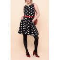 Robe rétro à pois kymathie – Élégance vintage et fraîcheur estivale