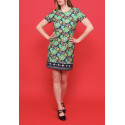 Robe Courte Imprimé Floral n°122 – Charme Graphique