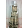 Robe longue sans manches à imprimé ethnique – ZEINA GOA