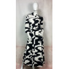 Robe longue chemise imprimé noir et blanc - 62998 GOA