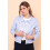 Veste enduit simili bleu pastel Hippocampe