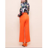 Blouse noire motif fleurs tons rose Hippocampe