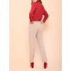 Chemise voile rouge à pois blancs Hippocampe