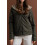 Parka courte imperméable kaki fourrée beige Goa