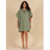 Robe ample kaki