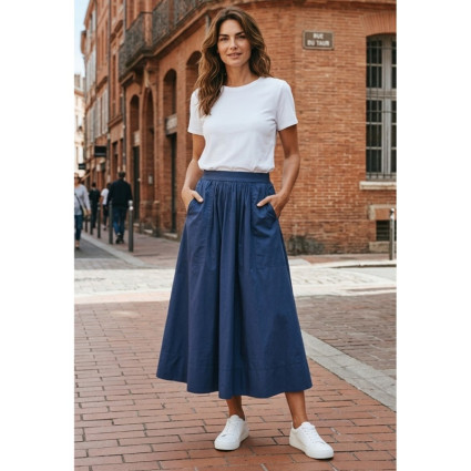 Jupe longue coton