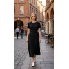 Robe longue nœud sur le côté