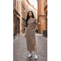 Robe longue nœud sur le côté