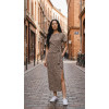 Robe longue nœud sur le côté