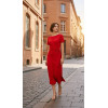 Robe longue nœud sur le côté