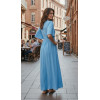 Robe longue taille drapée