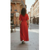 Robe longue taille drapée