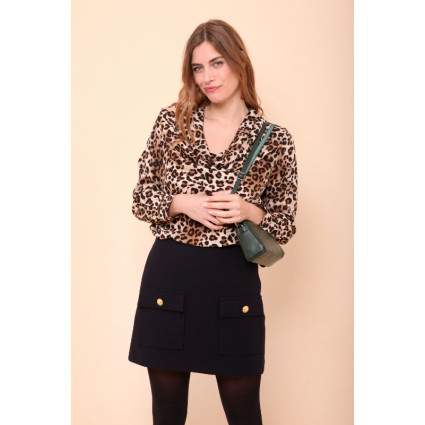 Blouse Céleste léopard Hippocampe