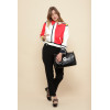 Blouson court style mondrian Hippocampe